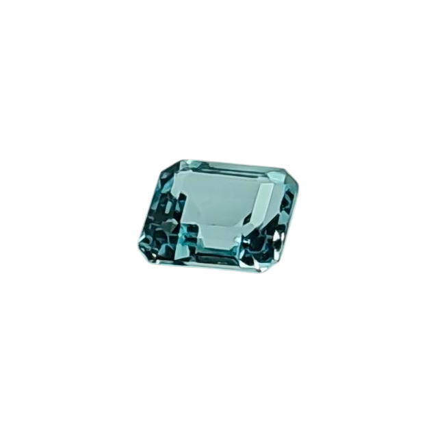 Natürlicher Aquamarin — 0,93 ct — Achteckig