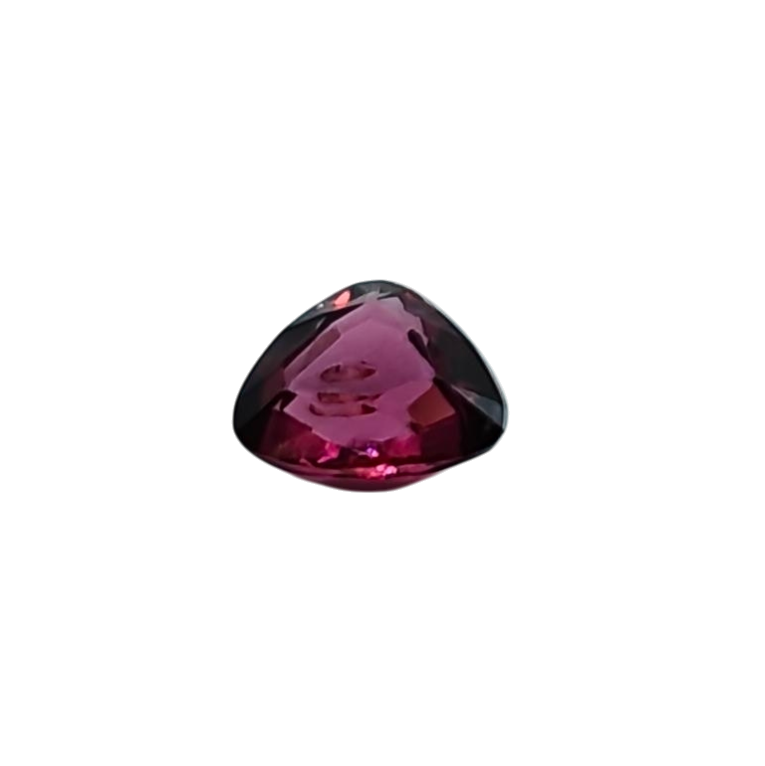 Rodolita natural — 0,91 ct — Triangular