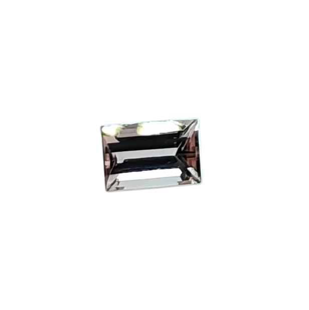 Naturlig Lotus Color-turmalin — 0,67 ct — Rektangulär